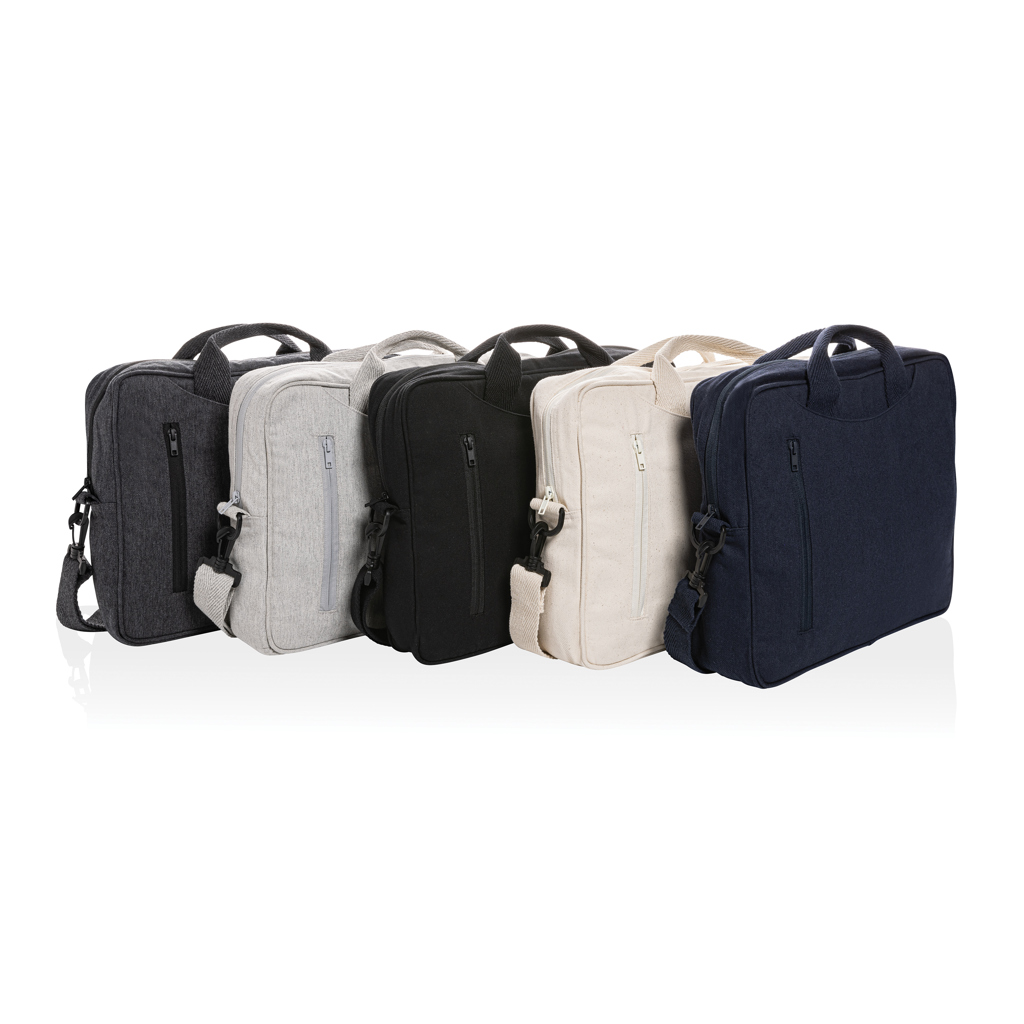 Maletín ordenador 15,4" de algodón reciclado Laluka AWARE™