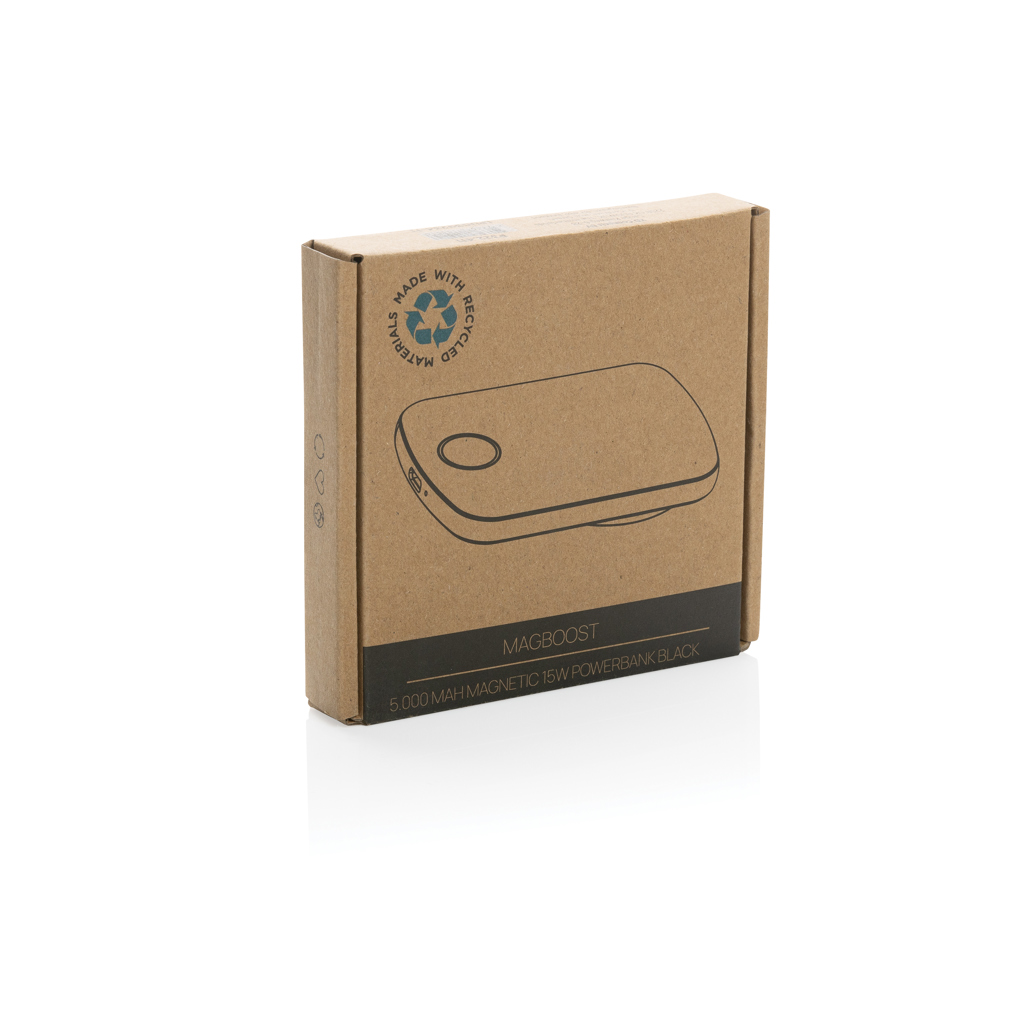 Powerbank MagBoost de 5000 mah de plástico reciclado RCS