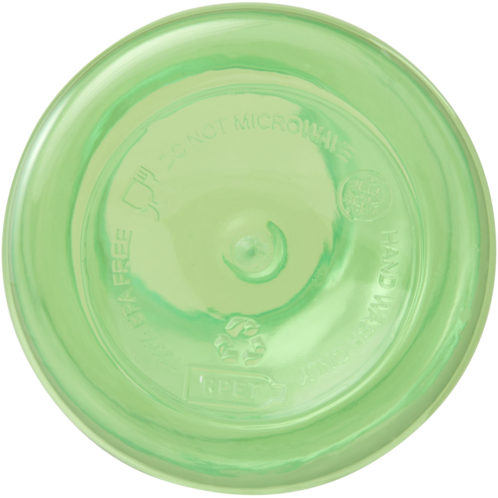 Bidón de 400 ml de plástico reciclado con mosquetón y certificación RCS Oregon