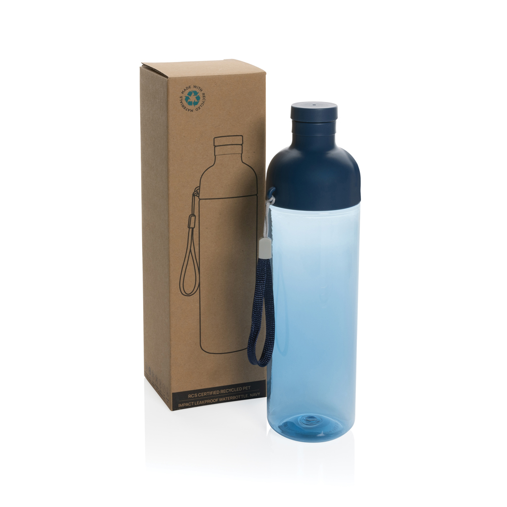 Botella de agua antigoteo PET reciclado Impact RCS 600 ml