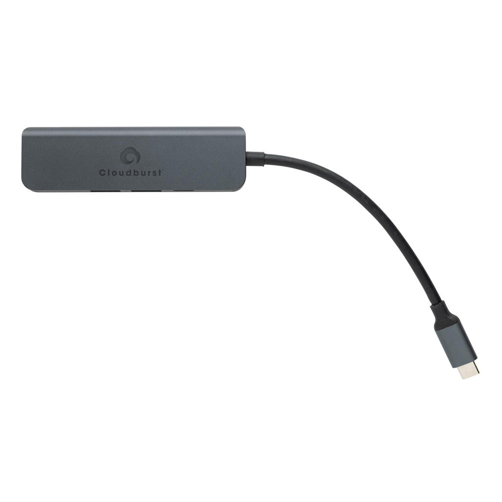 Hub Terra RCS de aluminio reciclado con entrada HDMI