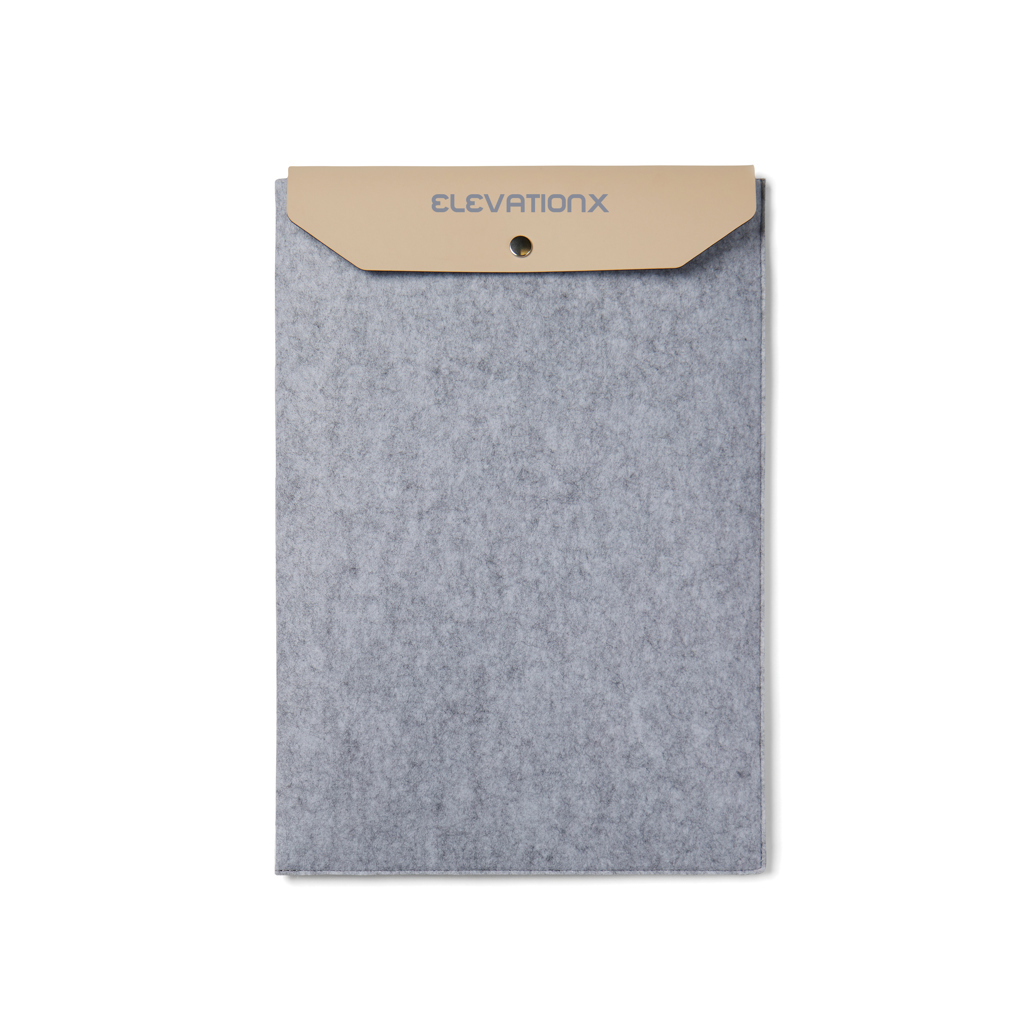 Funda para portátil de 17" de fieltro reciclado VINGA Albo