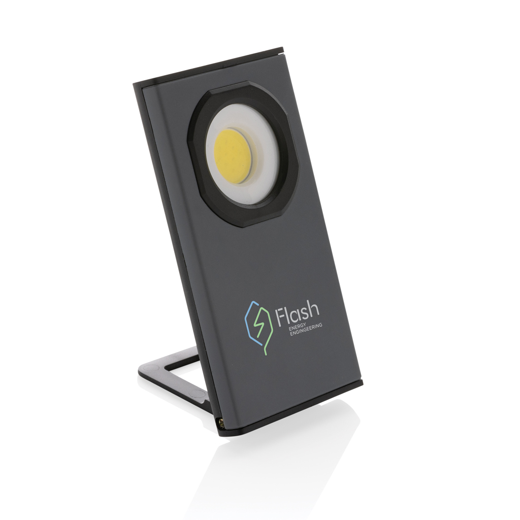Luz de trabajo de bolsillo USB de plástico reciclado Gear X