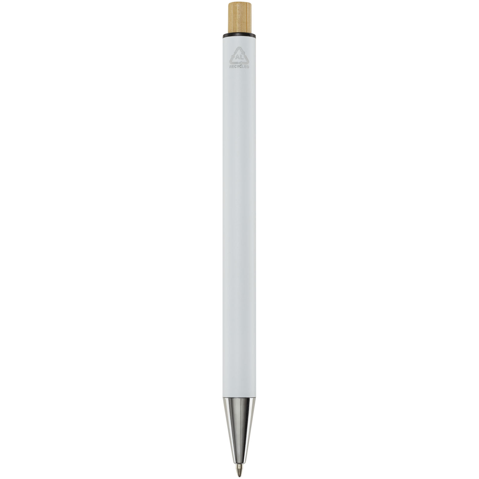 Bolígrafo de aluminio reciclado Cyrus (tinta negra)