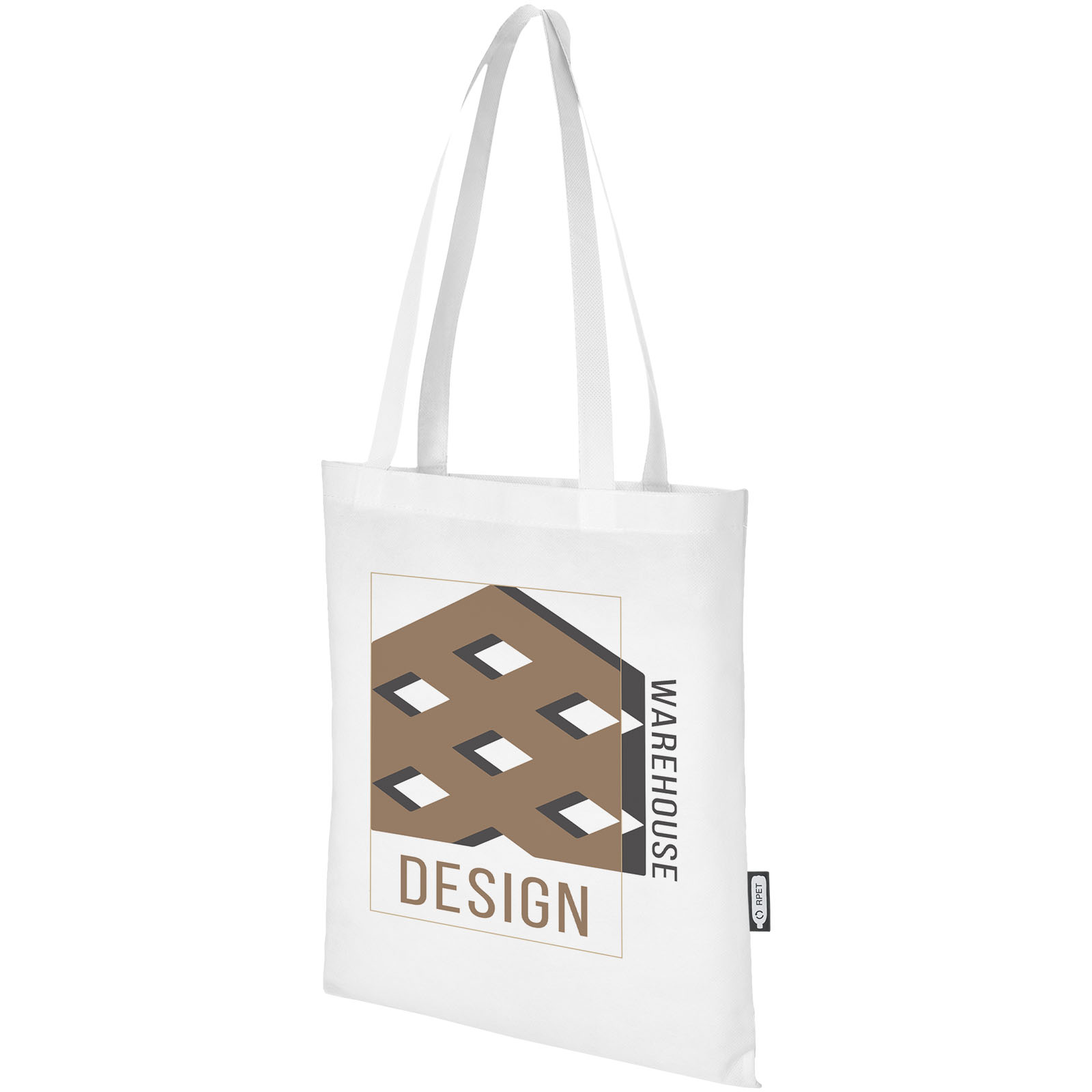 Bolsa Tote para congresos en non woven reciclado GRS de 6 l Zeus