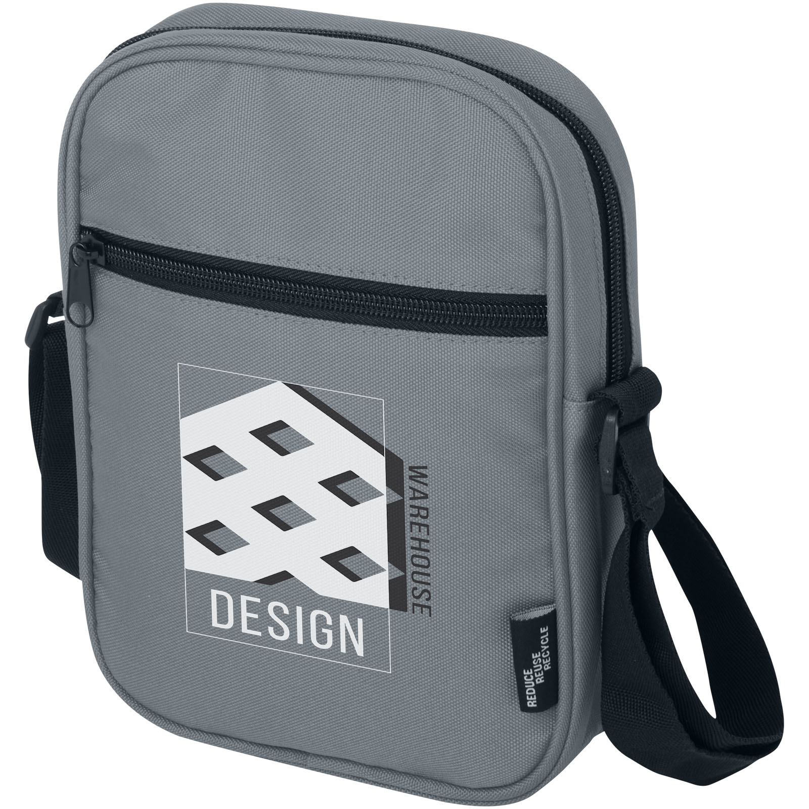 Bandolera de material reciclado GRS de 2 l Byron