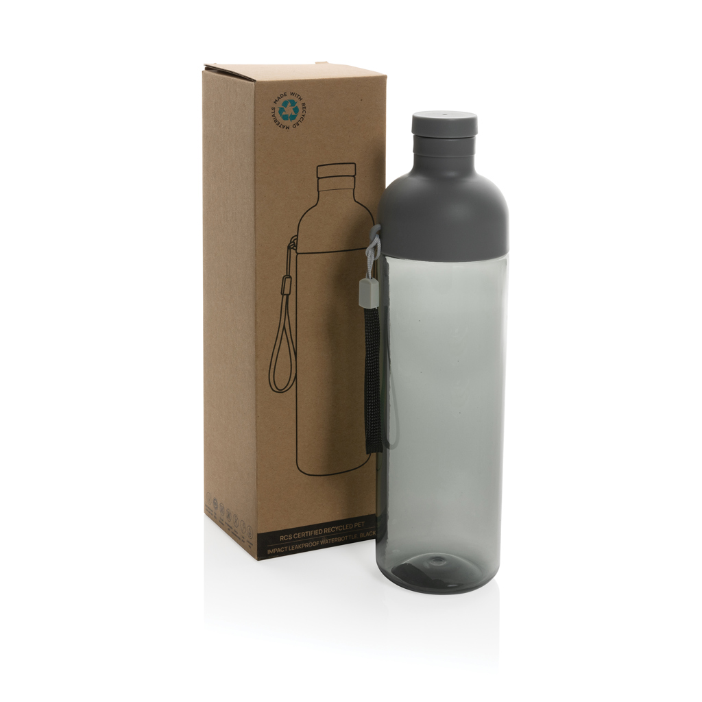 Botella de agua antigoteo PET reciclado Impact RCS 600 ml