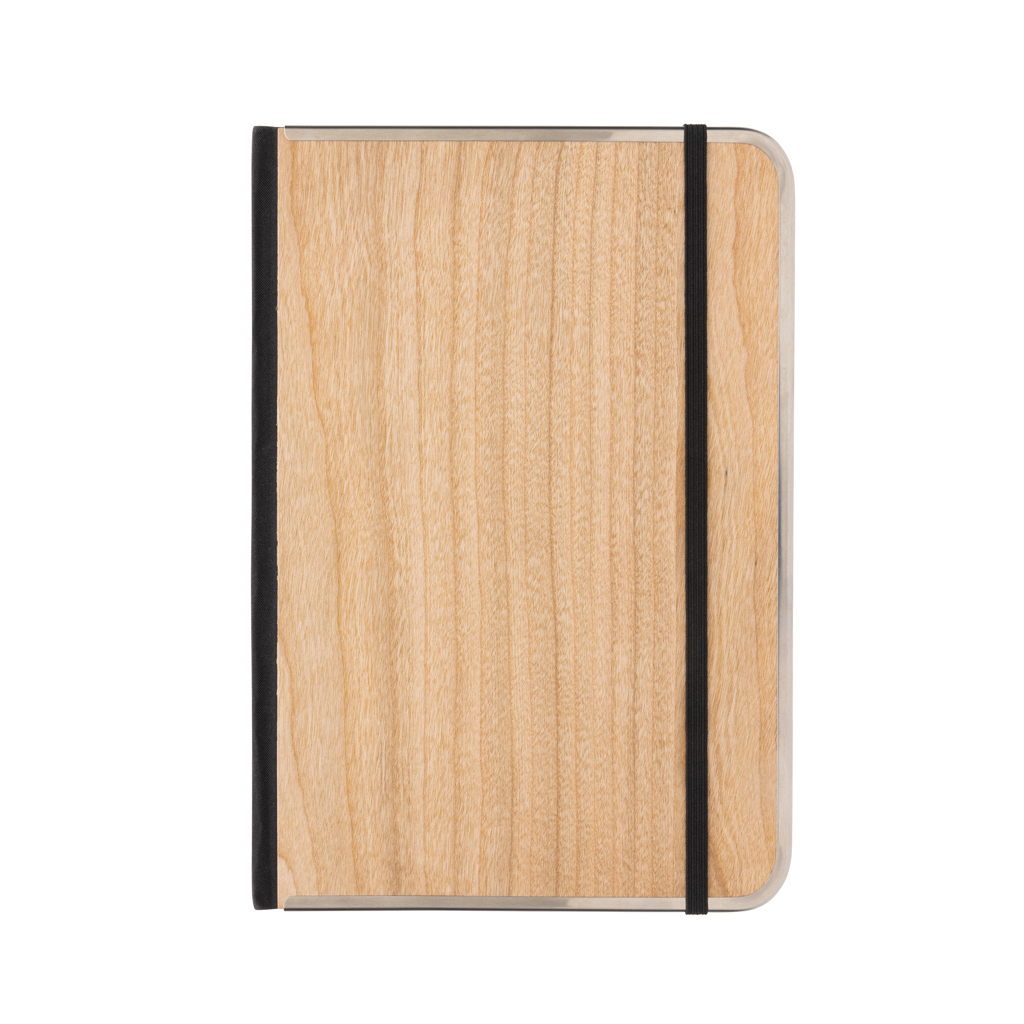 Cuaderno de lujo Treeline A5 con tapa de madera