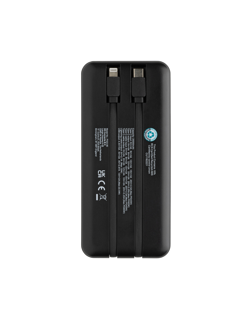 Powerbank para portátil Gridley RCS rplastic 20000 65W