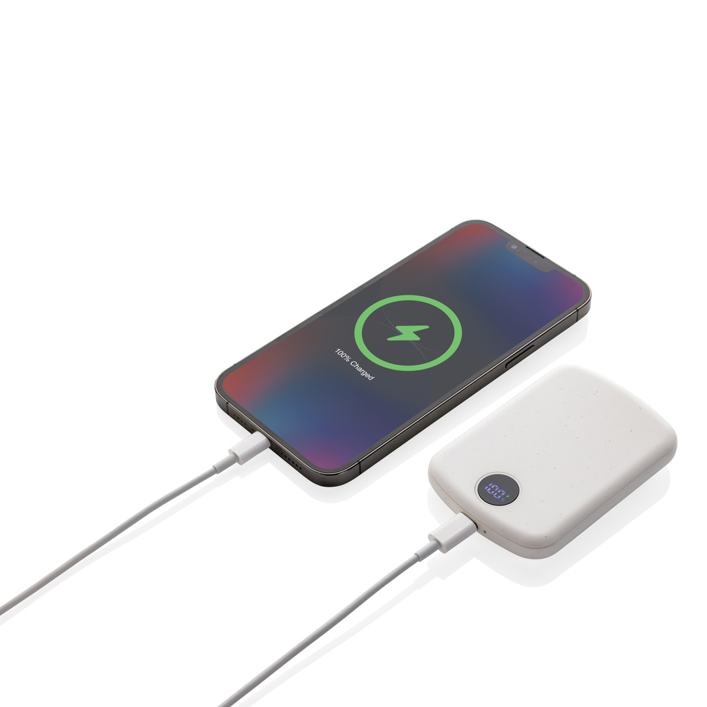 Powerbank MagBoost de 5000 mah de plástico reciclado RCS
