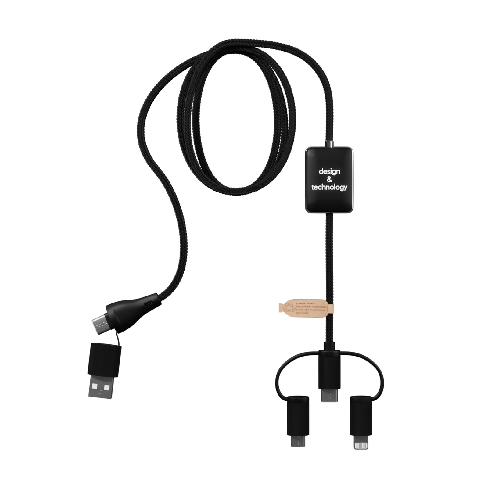 Cable de carga 5 en 1 SCX.design C48 CarPlay