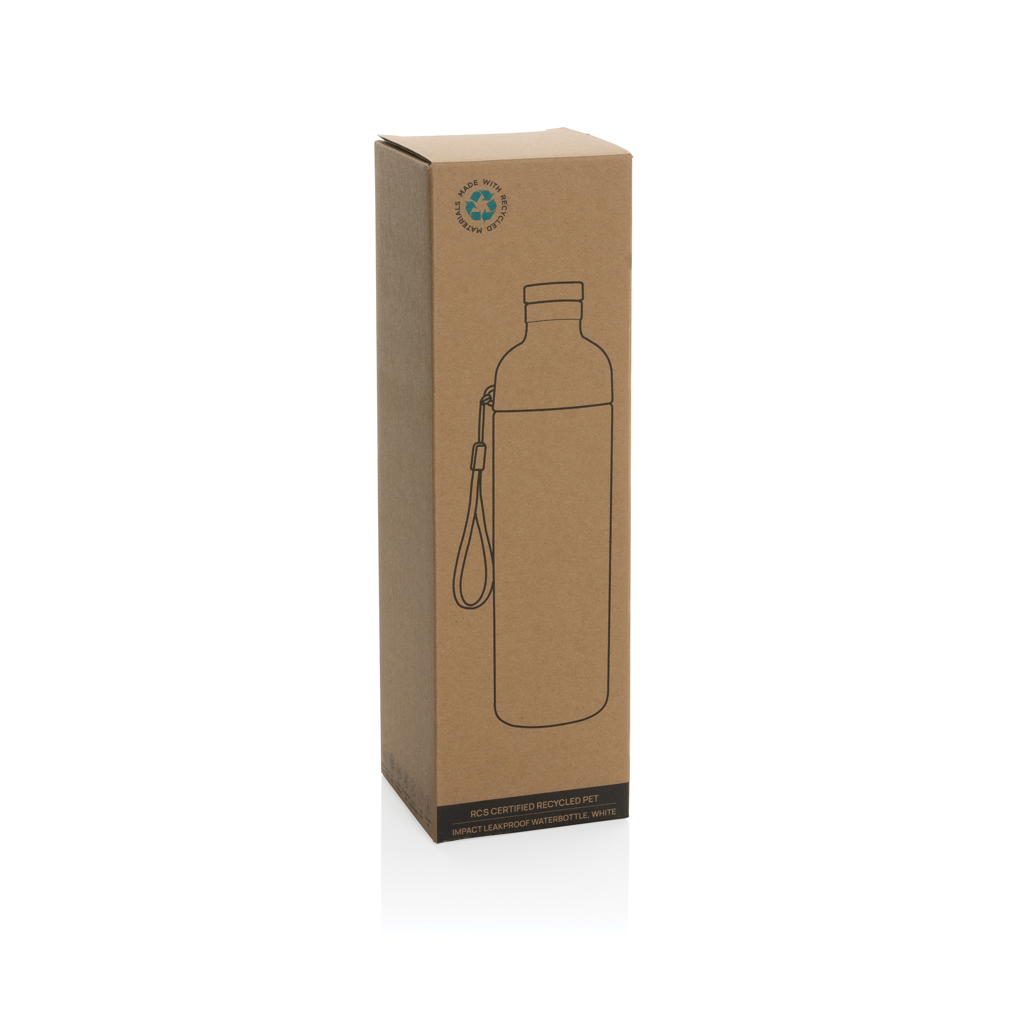 Botella de agua antigoteo PET reciclado Impact RCS 600 ml