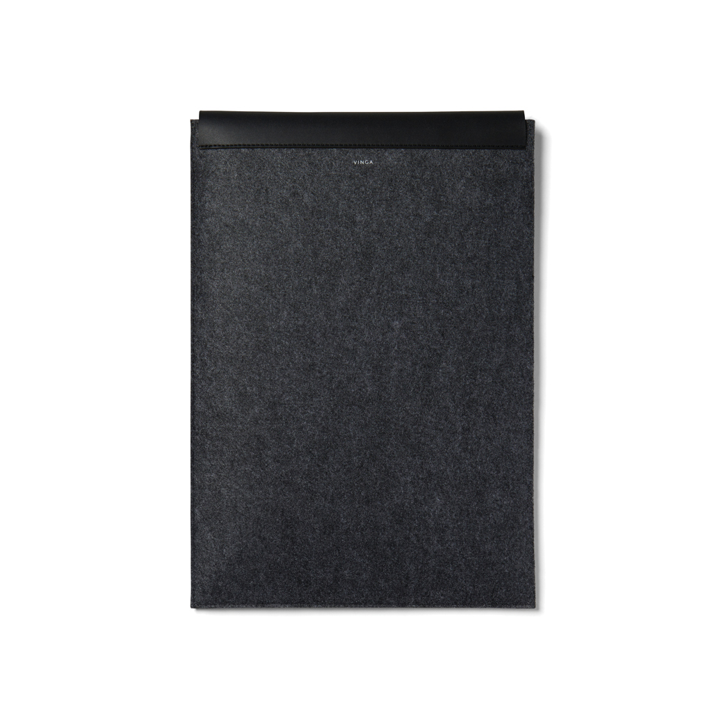 Funda para portátil de 17" de fieltro reciclado VINGA Albo