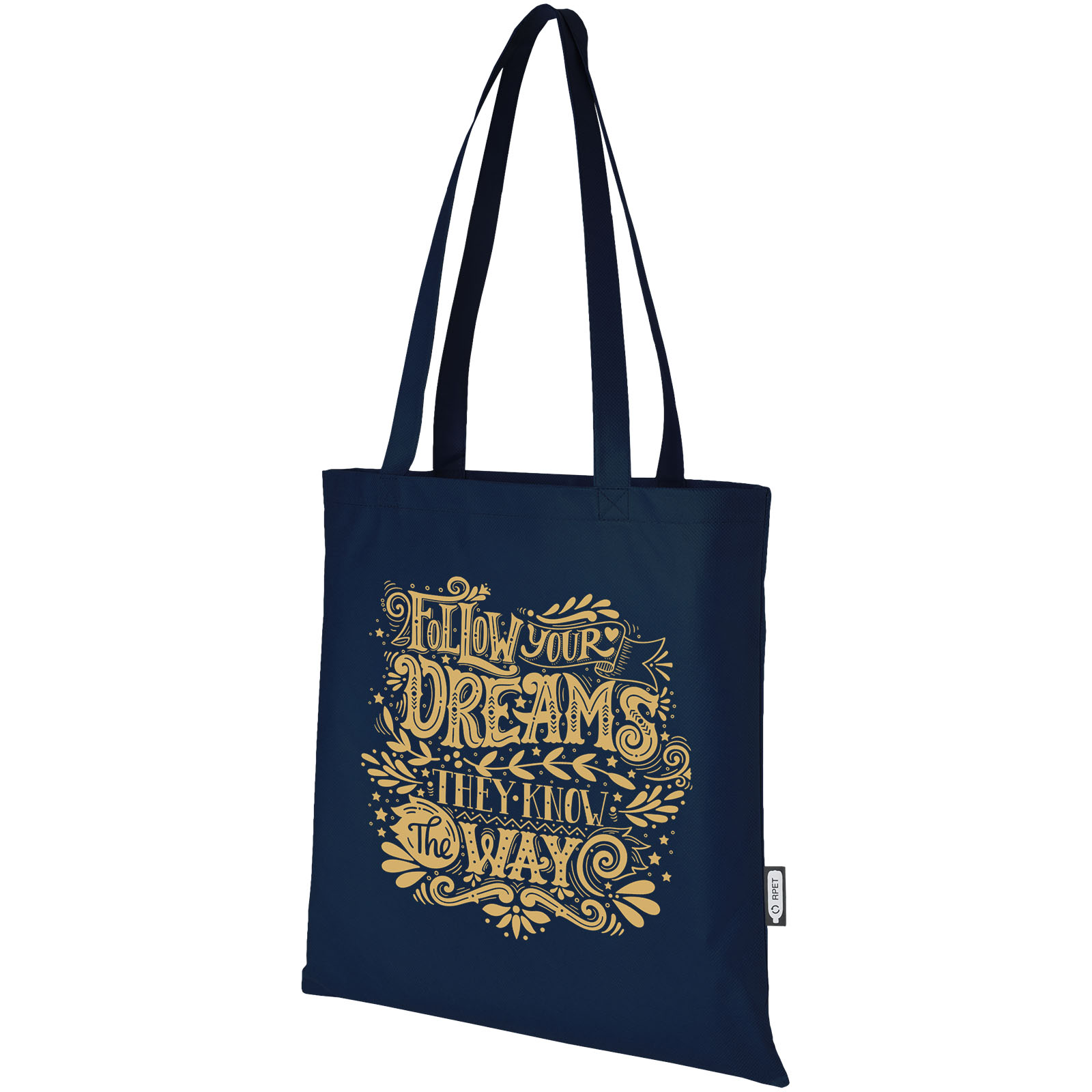 Bolsa Tote para congresos en non woven reciclado GRS de 6 l Zeus