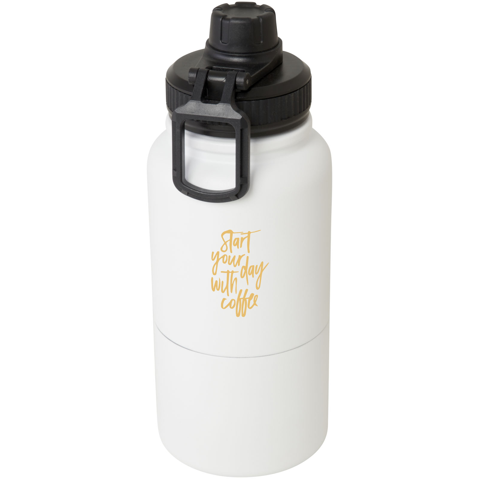 Bidón deportivocon aislamiento de acero inoxidable  de 840 ml con certificación RCS Dupeca