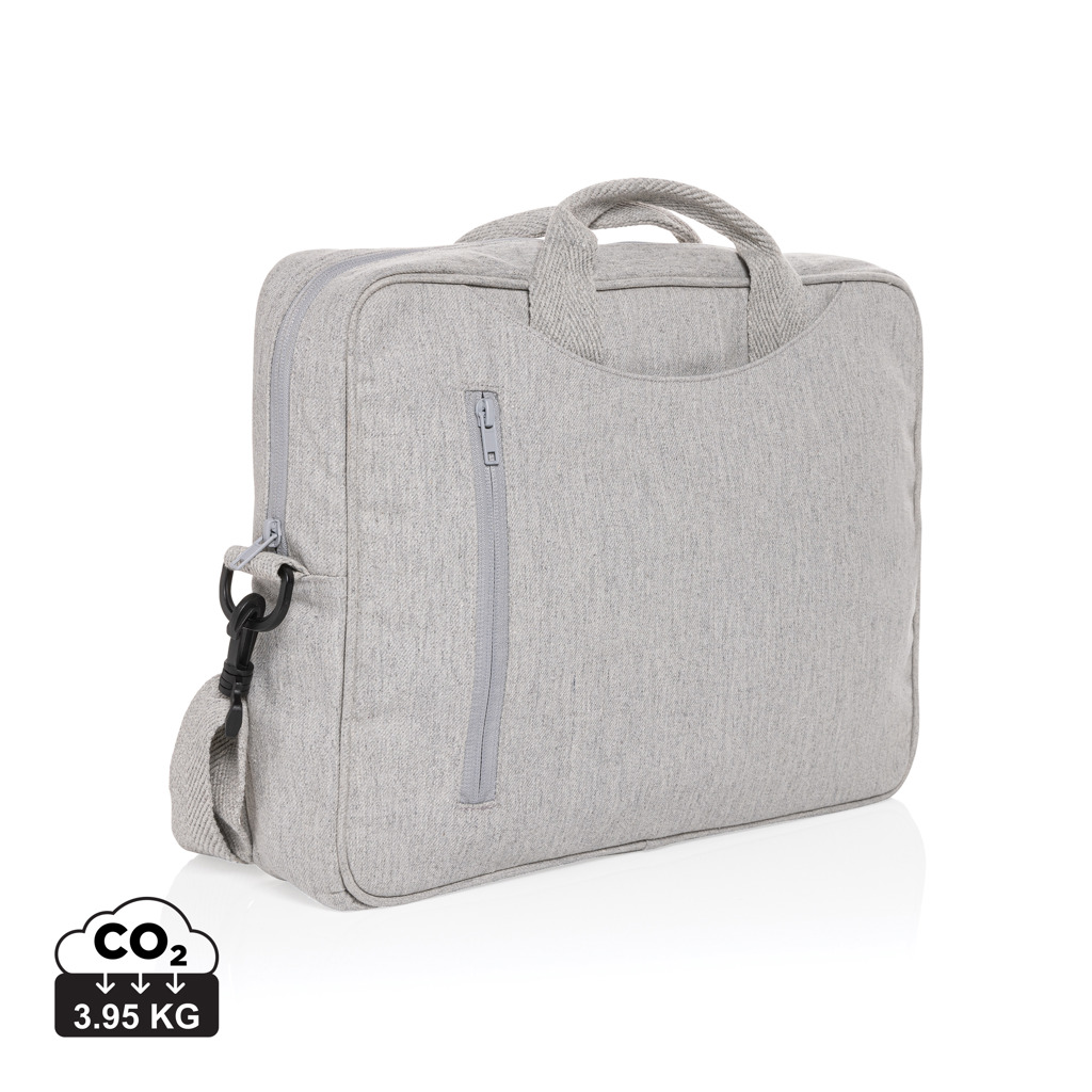 Maletín ordenador 15,4" de algodón reciclado Laluka AWARE™