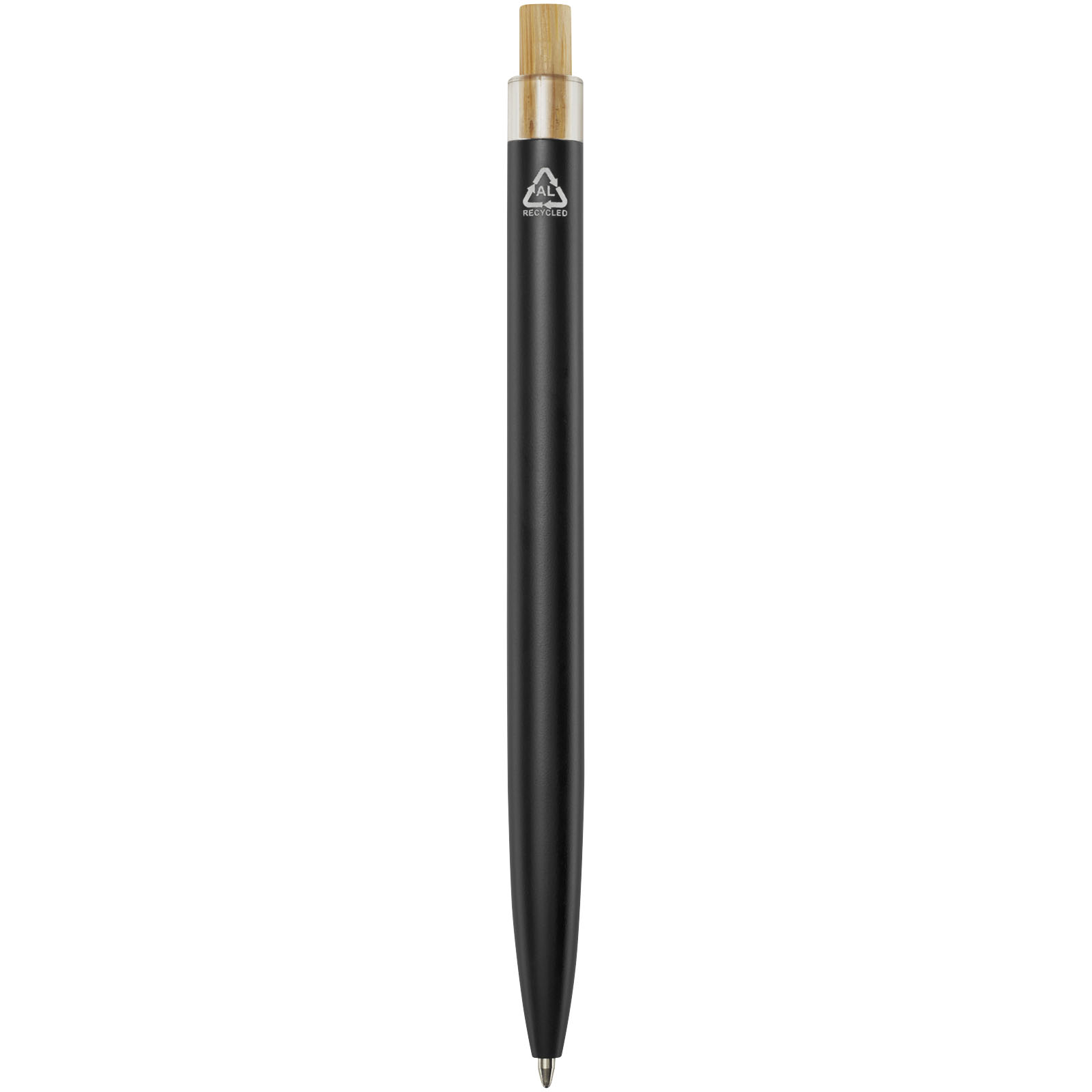 Bolígrafo de aluminio reciclado Nooshin (tinta negra)