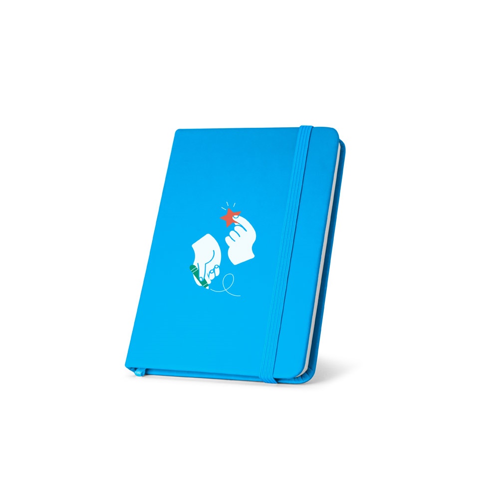 MEYER. Cuaderno de bolsillo en PU con hojas lisas