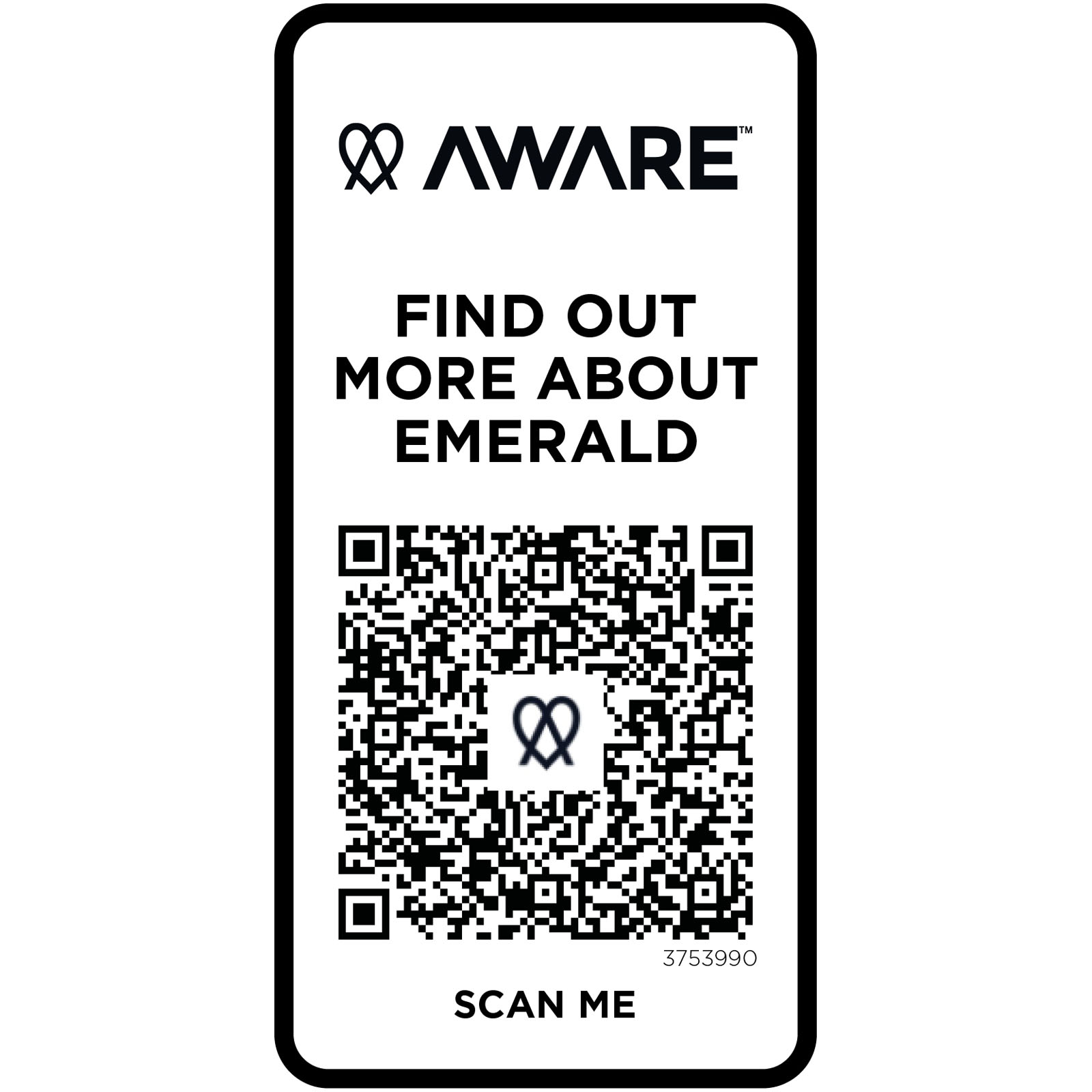 Polo de manga corta unisex con material reciclado Aware™ Emerald