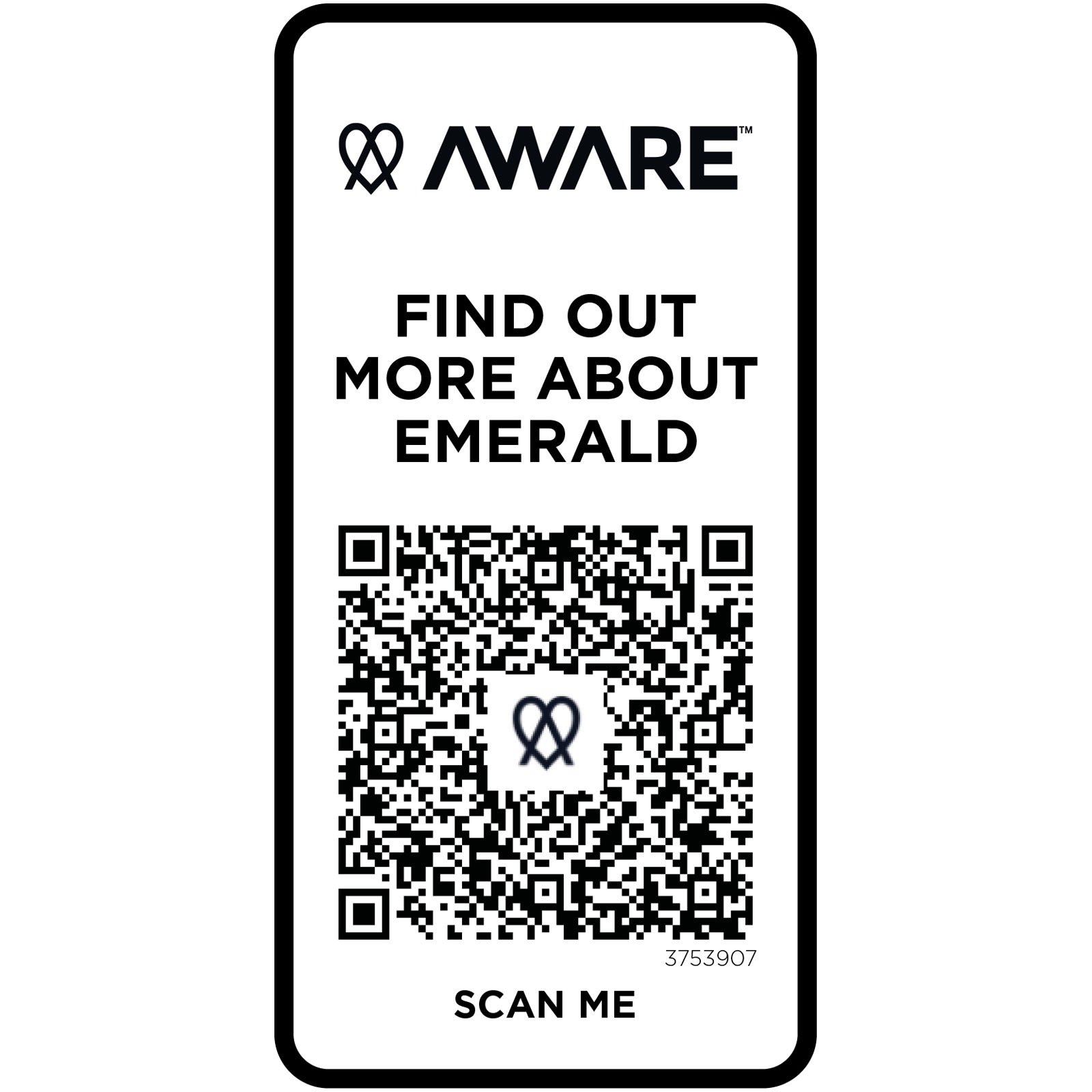 Polo de manga corta unisex con material reciclado Aware™ Emerald