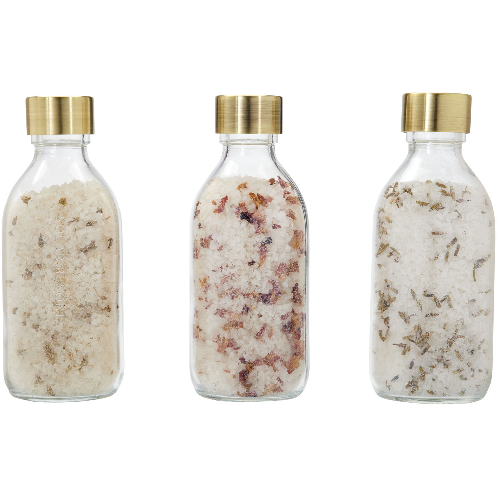 Conjunto de regalo de sal de baño de 3 piezas de 200 ml Wellmark Just Relax