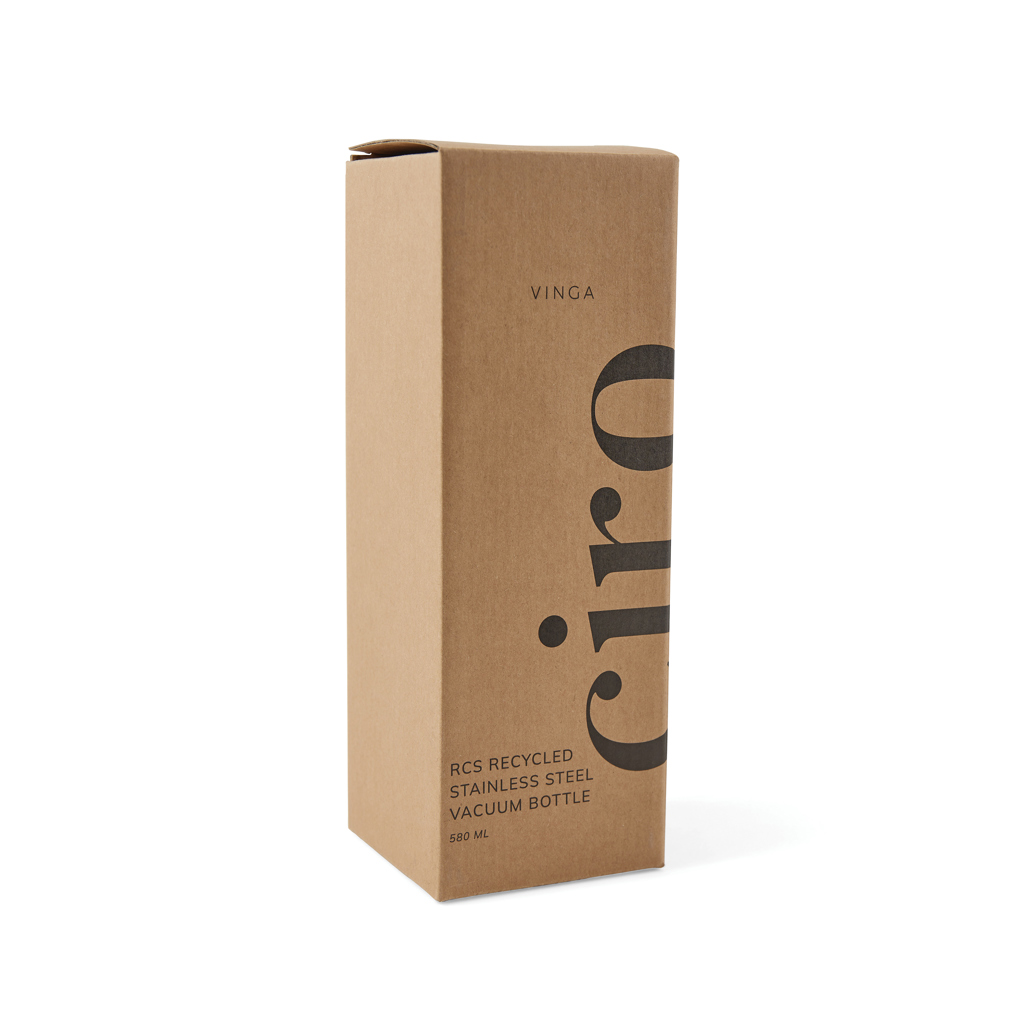 Botella vacio VINGA Ciro RCS reciclada 580 ml
