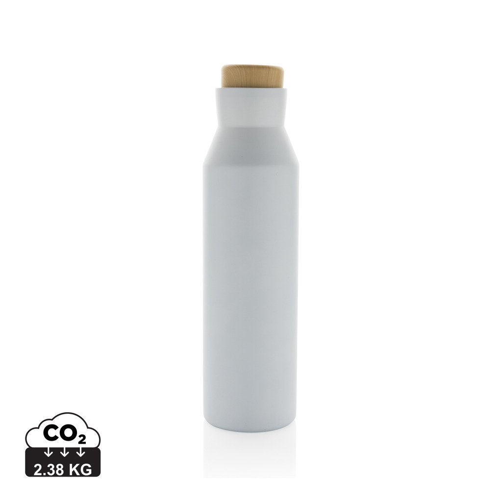 Botella al vacío acero inoxidable reciclado certificado RCS