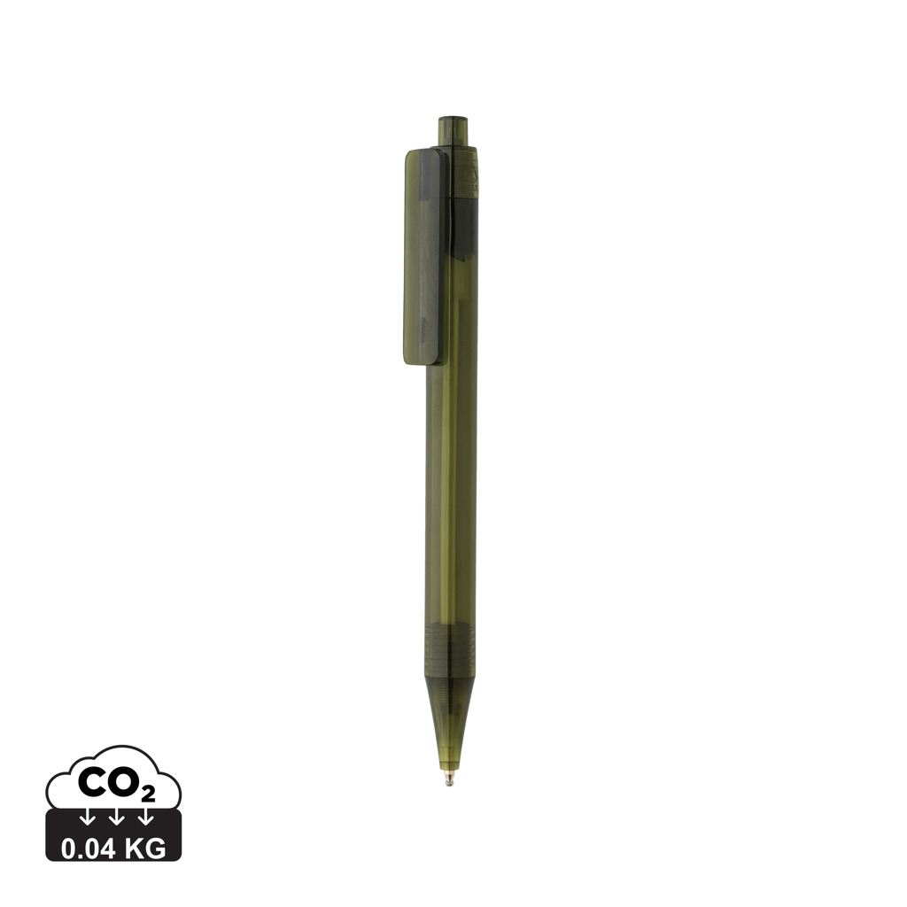 Bolígrafo X8 transparente GRS RPET