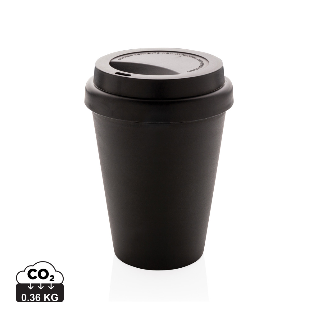 Taza de café reutilizable de doble pared 300ml