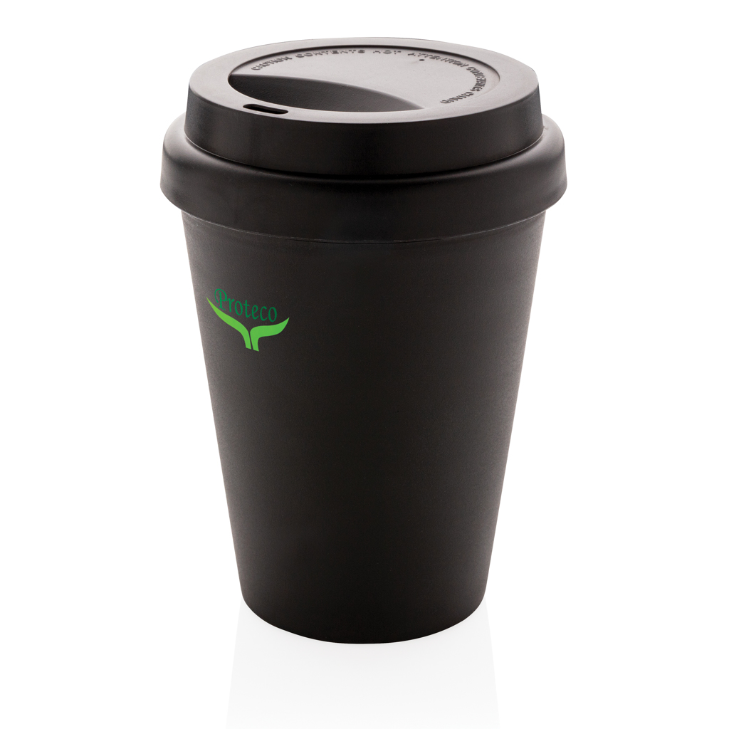 Taza de café reutilizable de doble pared 300ml