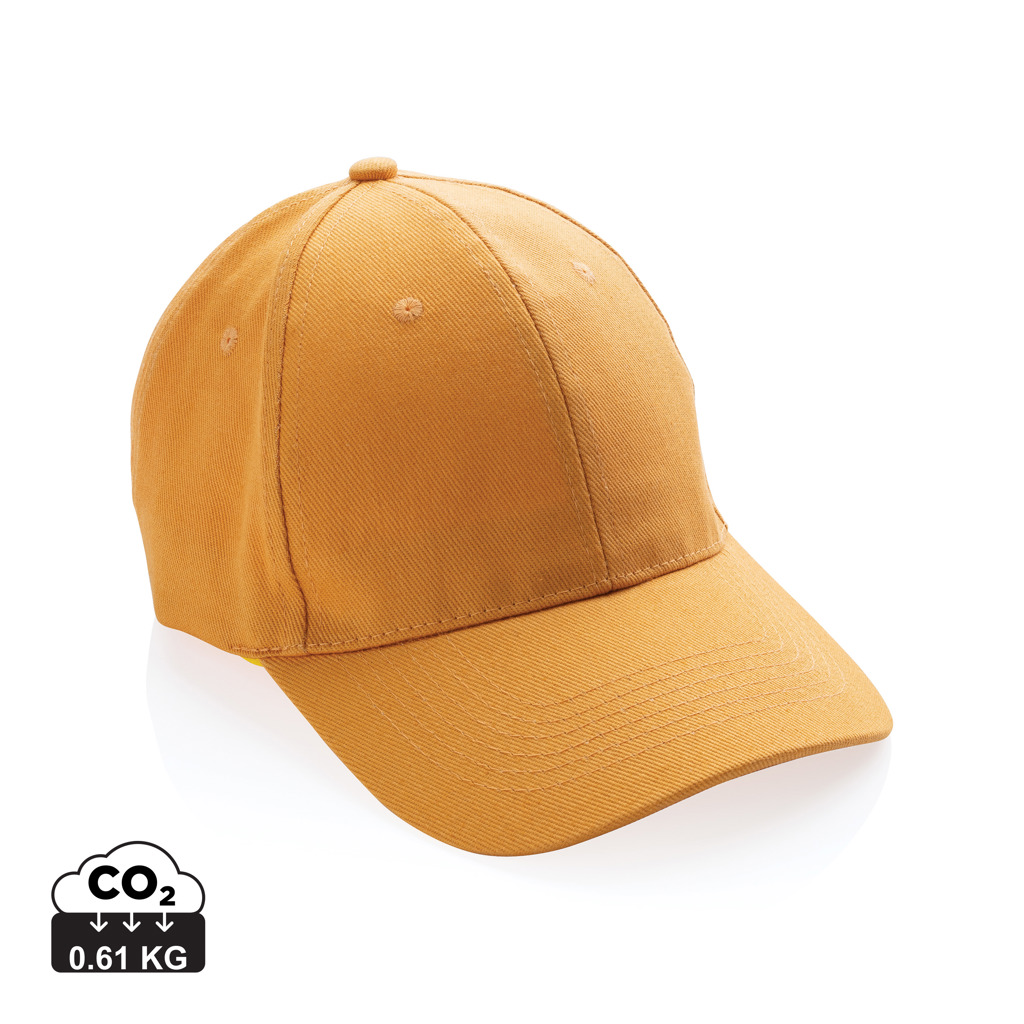 Gorra Impact 6 paneles 280gr de algodón reciclado
