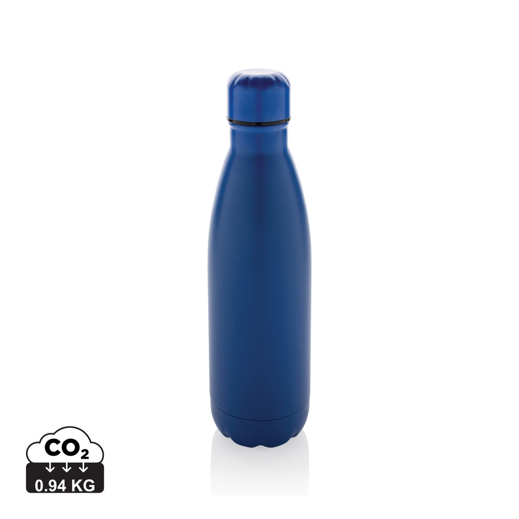 Botella Eureka de pared simple de acero y certificación RCS