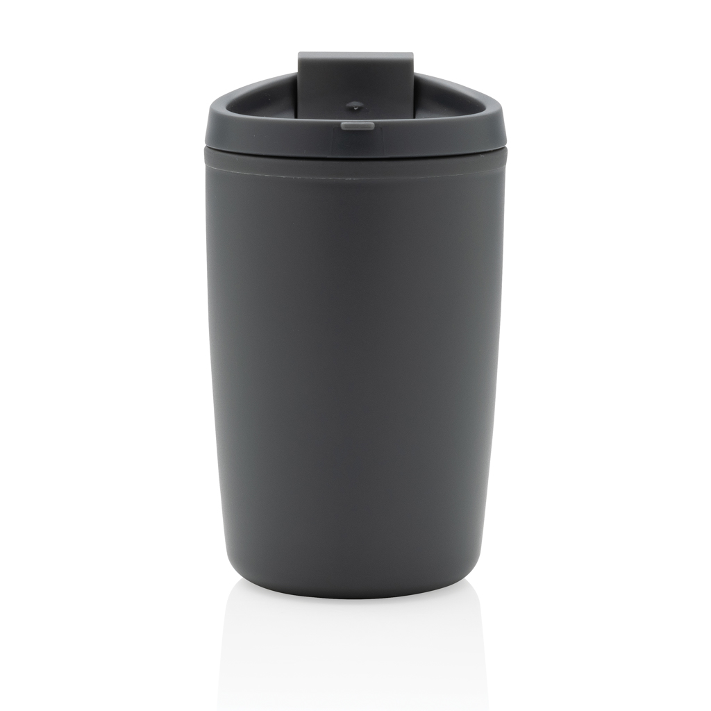 Taza de PP reciclado GRS con tapa de seguridad
