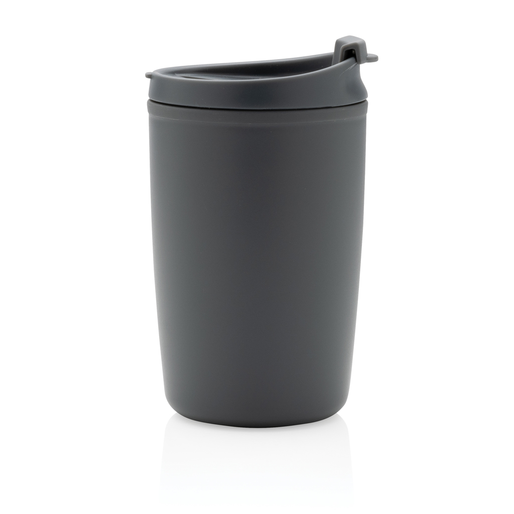Taza de PP reciclado GRS con tapa de seguridad