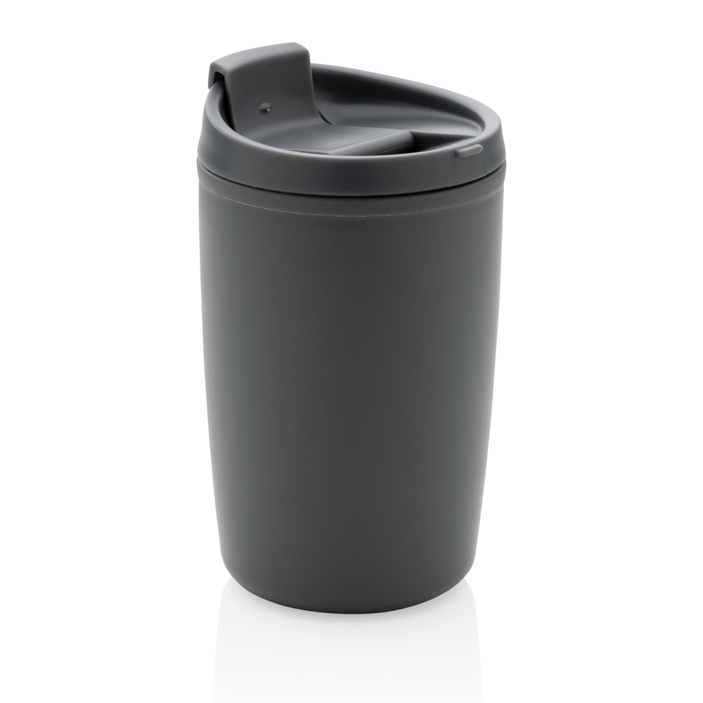 Taza de PP reciclado GRS con tapa de seguridad
