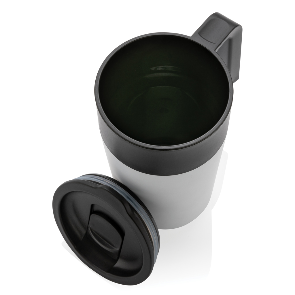 Taza con asa de PP y SS Reciclado GRS
