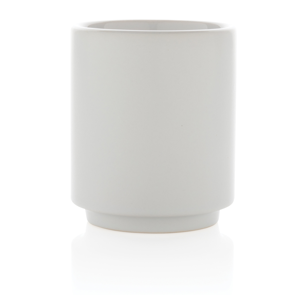 Taza apilable de cerámica 180ml