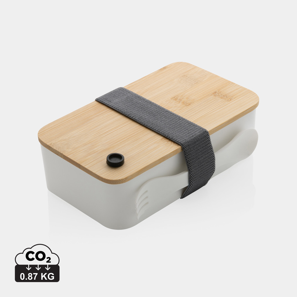 Fiambrera RCS con tapa RPP de bambú