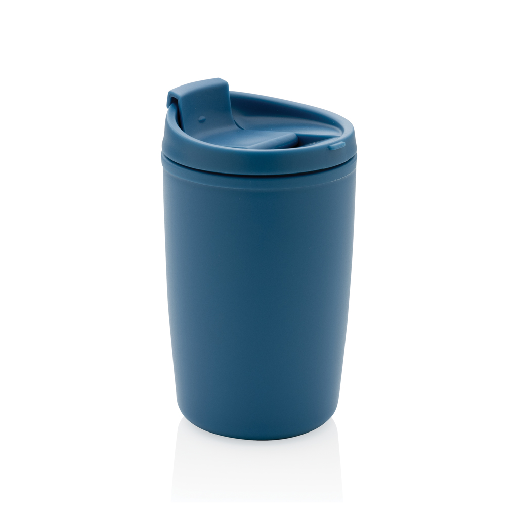 Taza de PP reciclado GRS con tapa de seguridad
