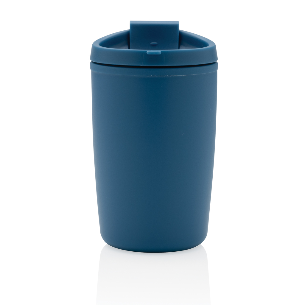 Taza de PP reciclado GRS con tapa de seguridad