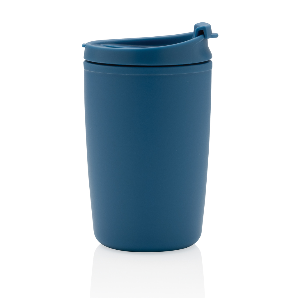 Taza de PP reciclado GRS con tapa de seguridad