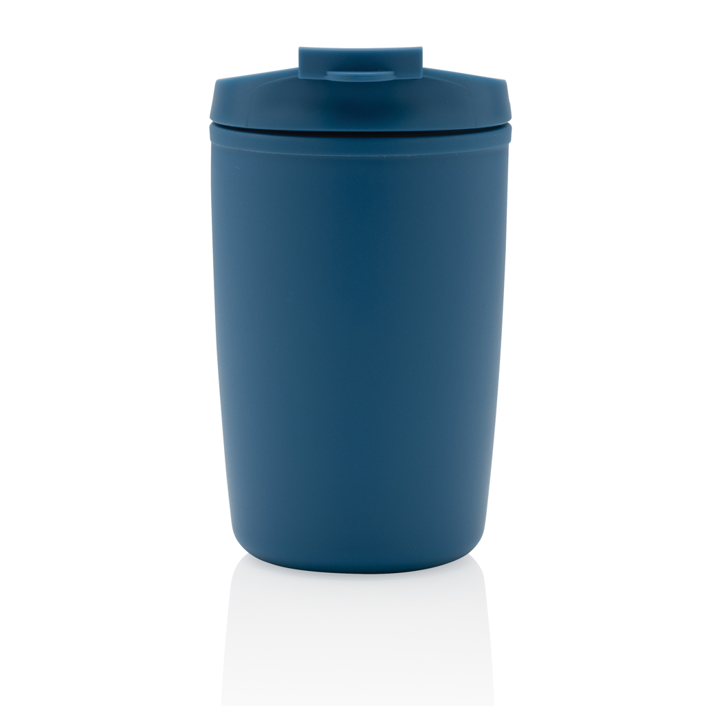 Taza de PP reciclado GRS con tapa de seguridad