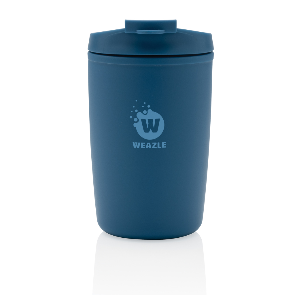 Taza de PP reciclado GRS con tapa de seguridad