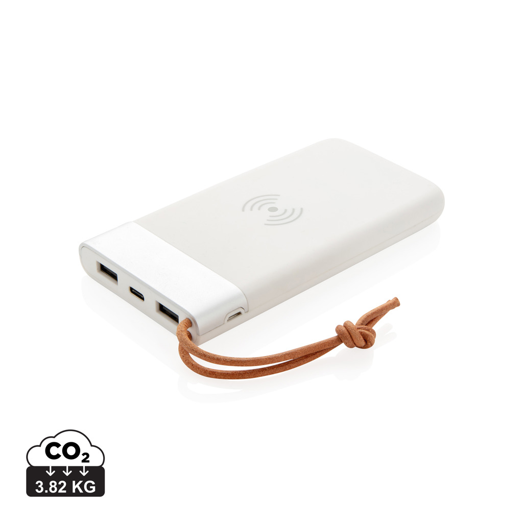 Batería externa Aria 8.000 mAh con carga inalámbrica 5W