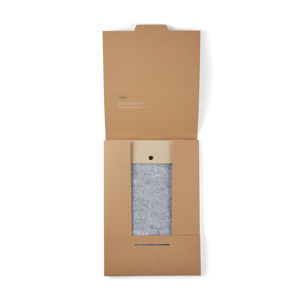 Funda para portátil de 15" de fieltro reciclado VINGA Albo