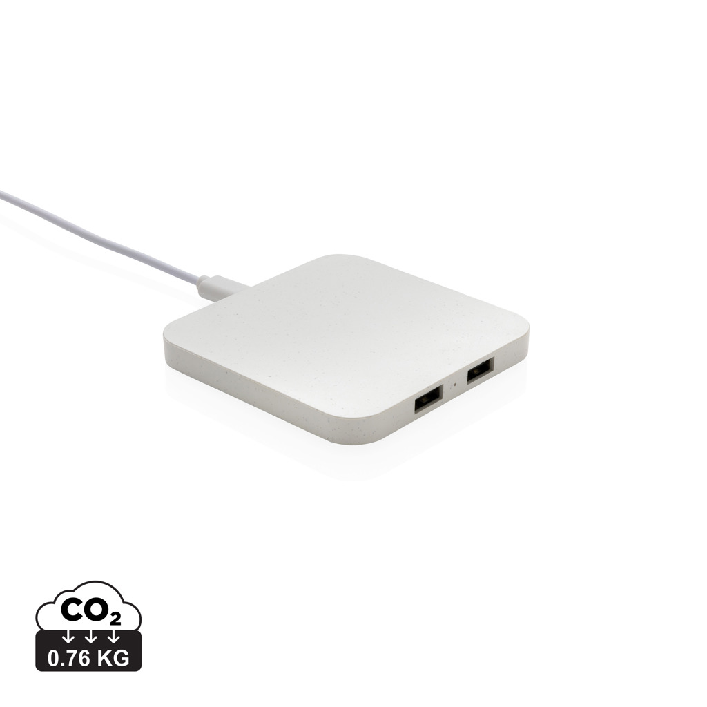 Cargador Inalámbrico 10W plástico reciclado RCS