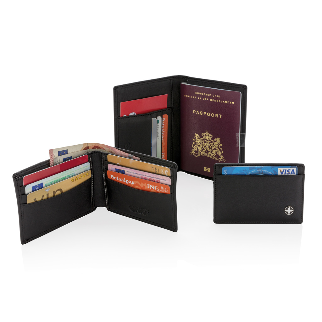 Tarjetero RFID Swiss Peak anti escáner