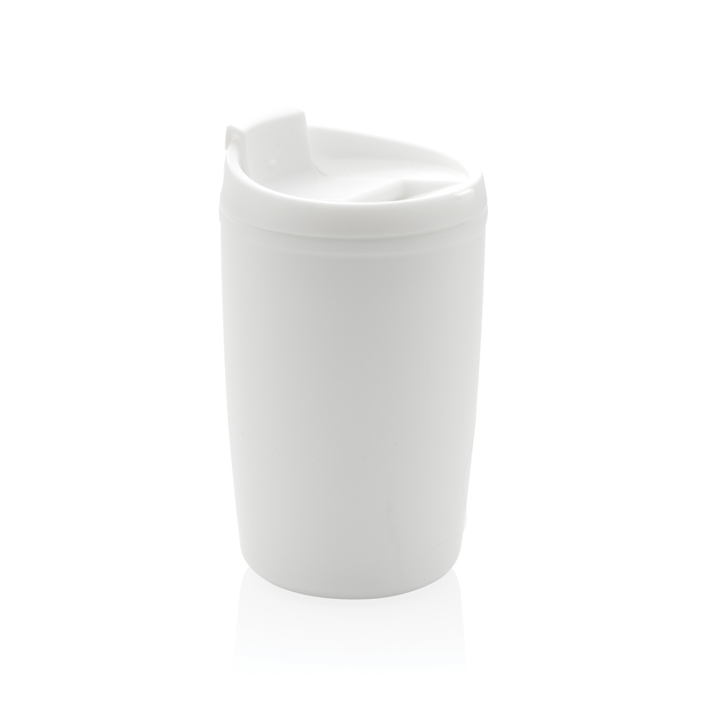 Taza de PP reciclado GRS con tapa de seguridad
