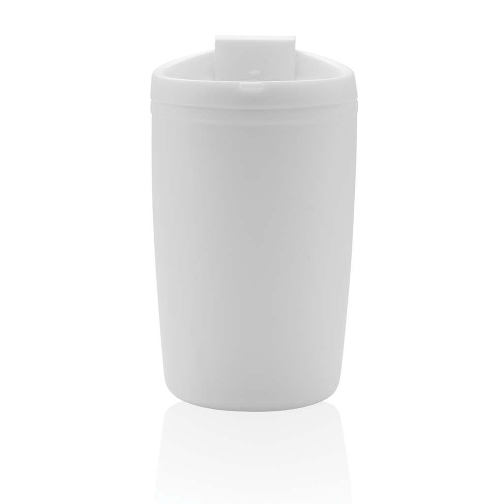 Taza de PP reciclado GRS con tapa de seguridad