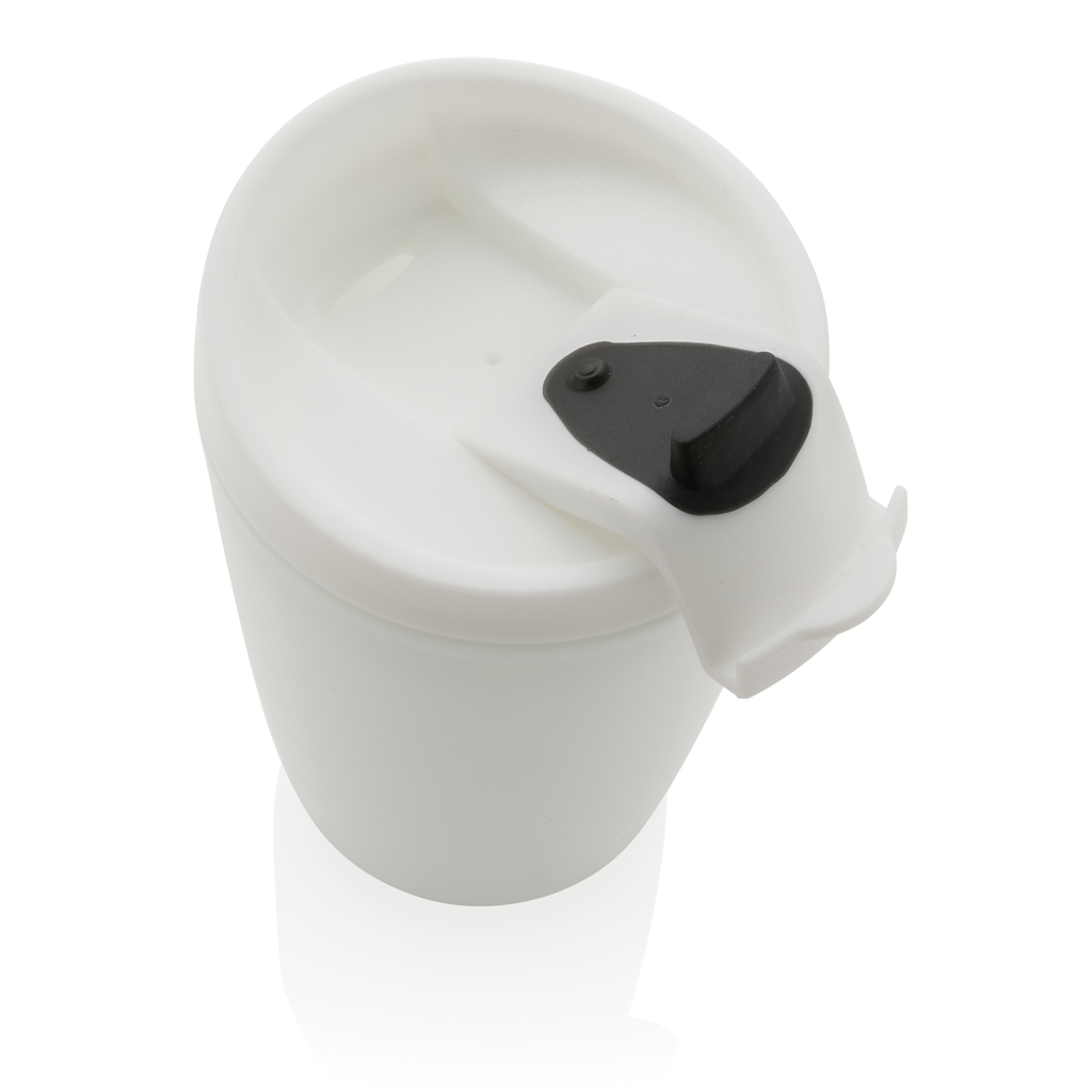 Taza de PP reciclado GRS con tapa de seguridad